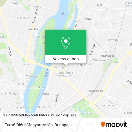 Turbó Diéta Magyarország térkép
