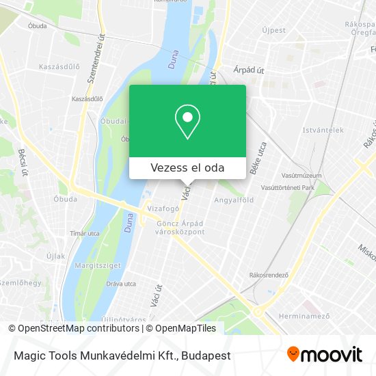 Magic Tools Munkavédelmi Kft. térkép