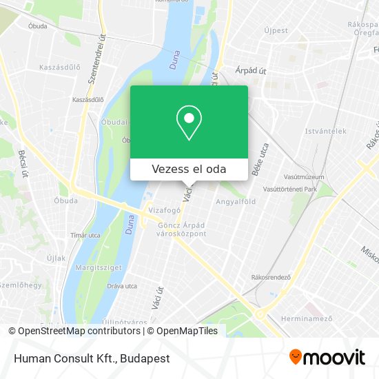 Human Consult Kft. térkép
