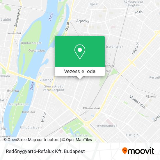 Redőnygyártó-Refalux Kft térkép