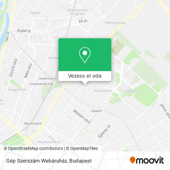 Gép Szerszám Webáruház térkép