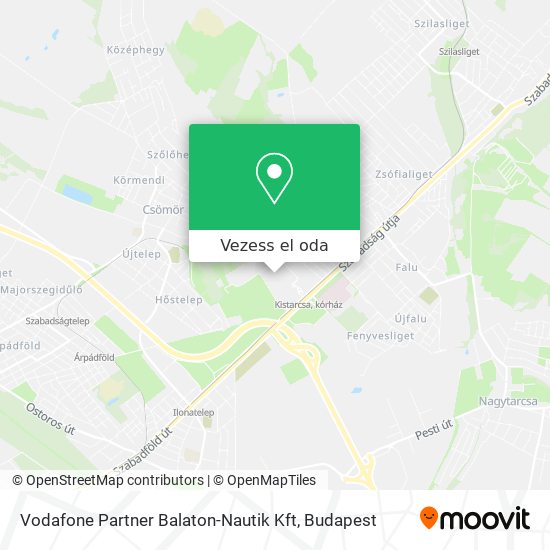 Vodafone Partner Balaton-Nautik Kft térkép