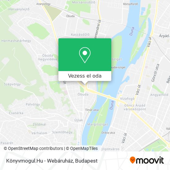 Könyvmogul.Hu - Webáruház térkép