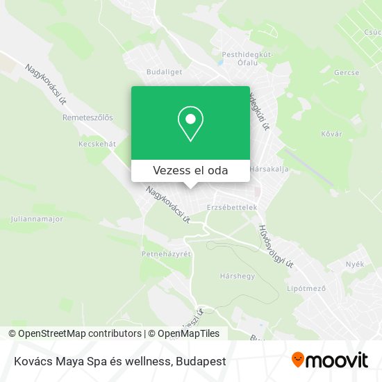 Kovács Maya Spa és wellness térkép
