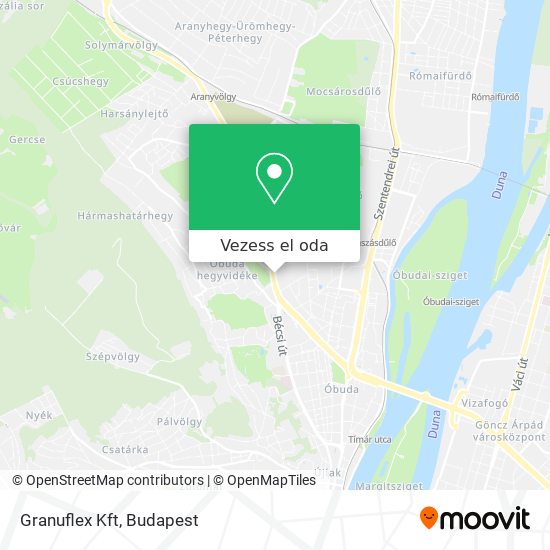 Granuflex Kft térkép