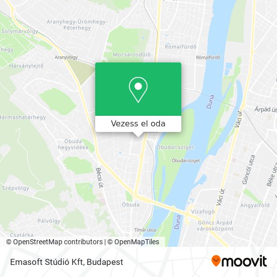 Emasoft Stúdió Kft térkép