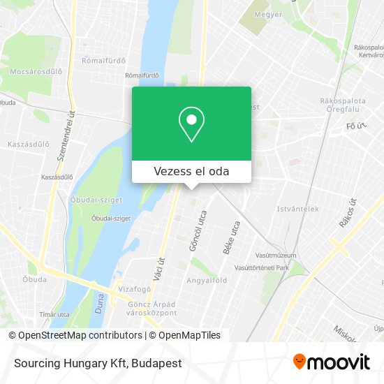 Sourcing Hungary Kft térkép