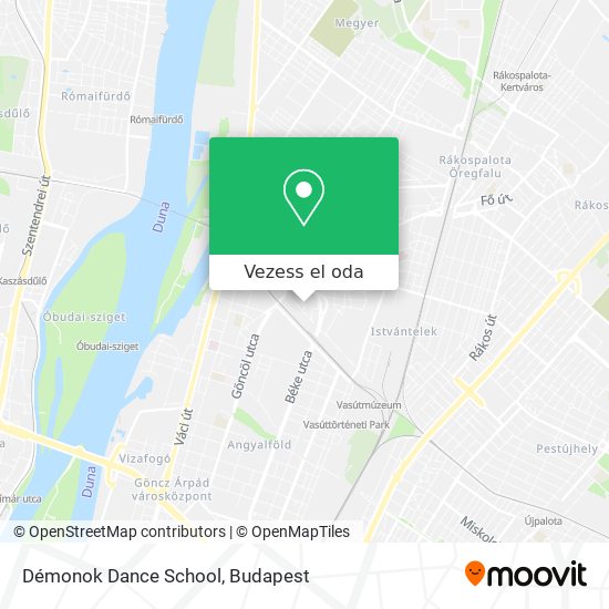 Démonok Dance School térkép