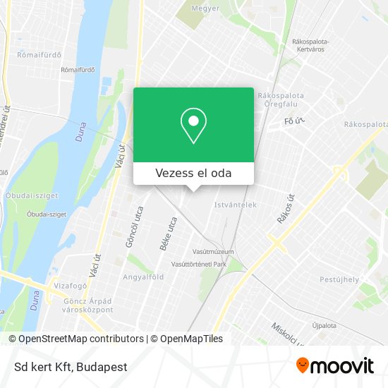 Sd kert Kft térkép