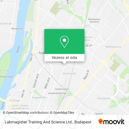 Labmagister Training And Science Ltd. térkép