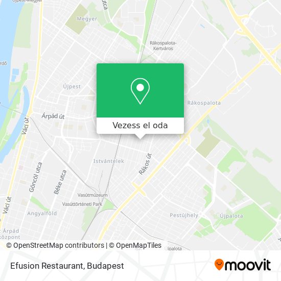 Efusion Restaurant térkép