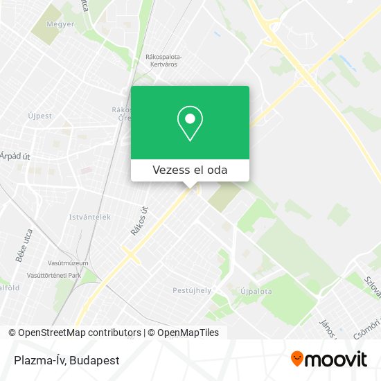 Plazma-Ív térkép