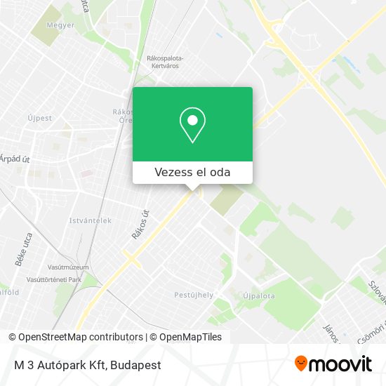 M 3 Autópark Kft térkép