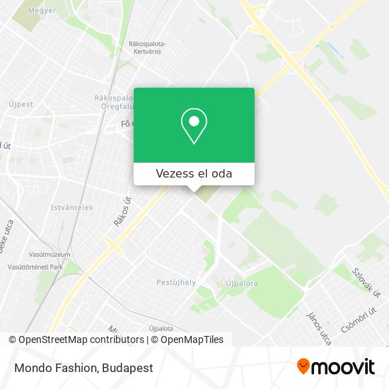 Mondo Fashion térkép