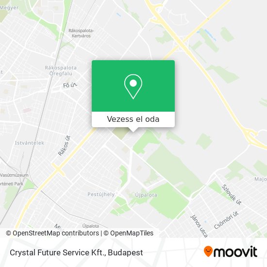 Crystal Future Service Kft. térkép