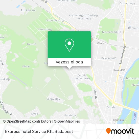 Express hotel Service Kft térkép