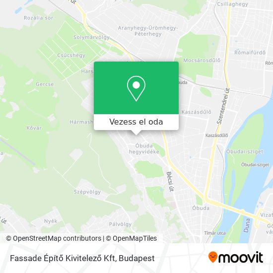 Fassade Építő Kivitelező Kft térkép