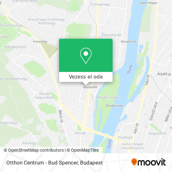 Otthon Centrum - Bud Spencer térkép