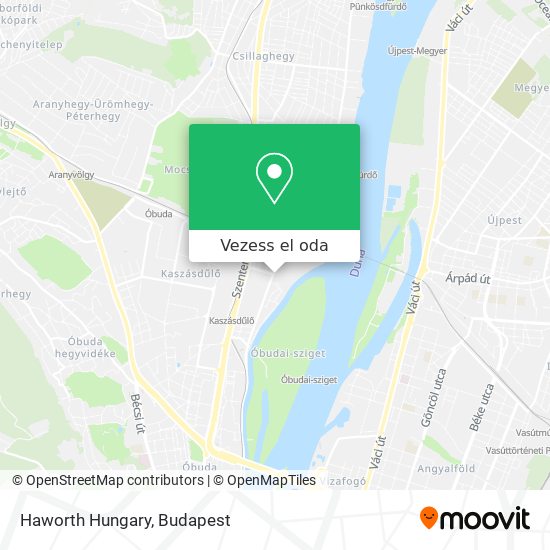Haworth Hungary térkép