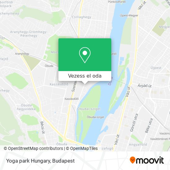 Yoga park Hungary térkép