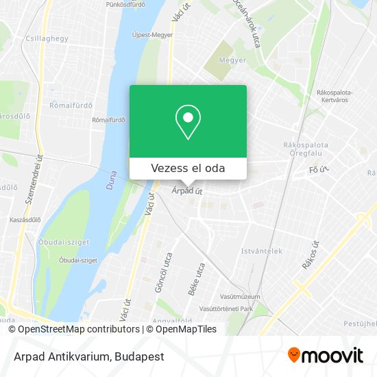 Arpad Antikvarium térkép
