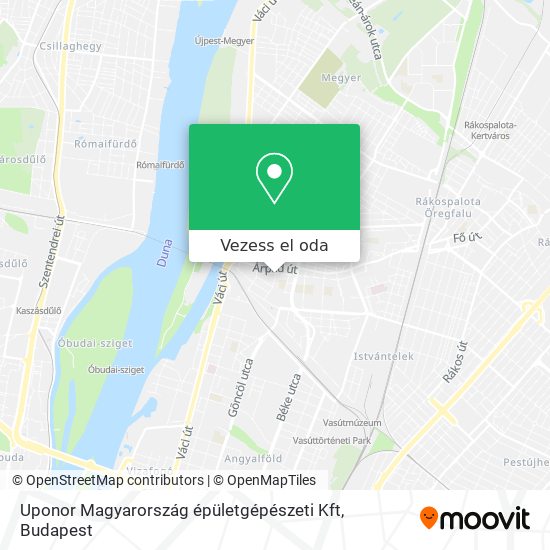 Uponor Magyarország épületgépészeti Kft térkép