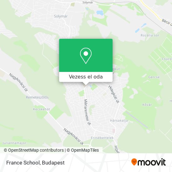 France School térkép