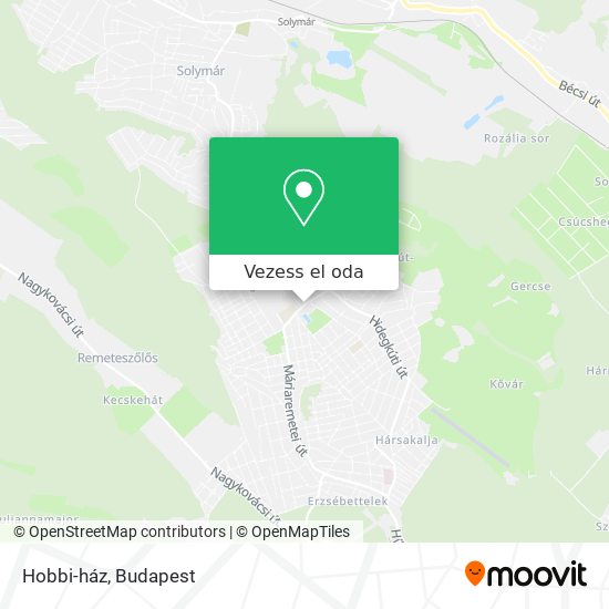 Hobbi-ház térkép