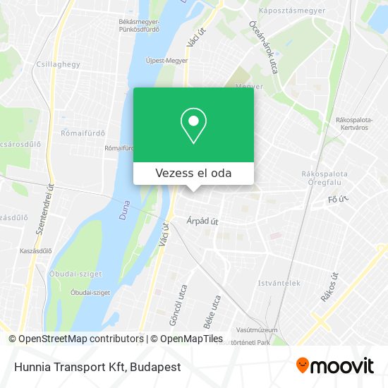 Hunnia Transport Kft térkép
