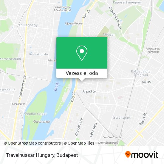 Travelhussar Hungary térkép