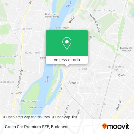 Green Car Premium SZE térkép