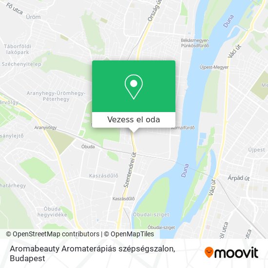 Aromabeauty Aromaterápiás szépségszalon térkép