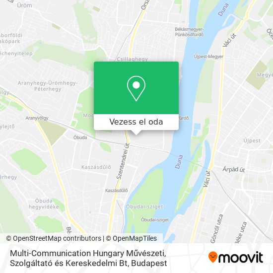 Multi-Communication Hungary Művészeti, Szolgáltató és Kereskedelmi Bt térkép