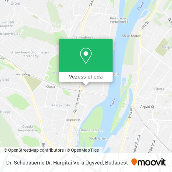 Dr. Schubauerné Dr. Hargitai Vera Ügyvéd térkép