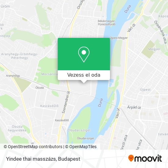 Yindee thai masszázs térkép