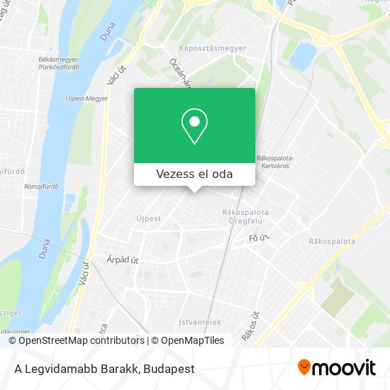 A Legvidamabb Barakk térkép