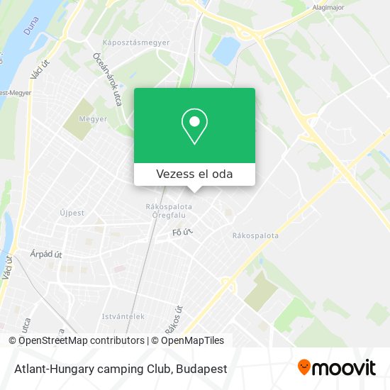 Atlant-Hungary camping Club térkép