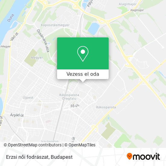 Erzsi női fodrászat térkép
