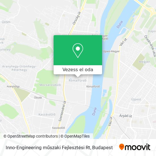 Inno-Engineering műszaki Fejlesztési Rt térkép