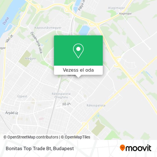 Bonitas Top Trade Bt térkép