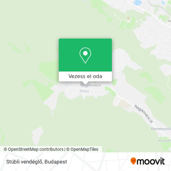 Stübli vendéglő térkép