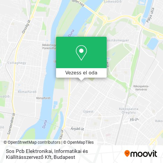 Sos Pcb Elektronikai, Informatikai és Kiállításszervező Kft térkép