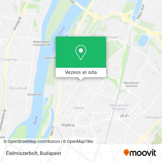 Élelmiszerbolt térkép