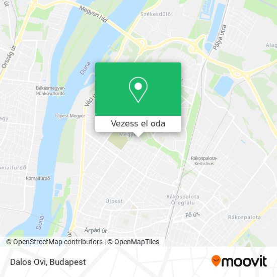 Dalos Ovi térkép