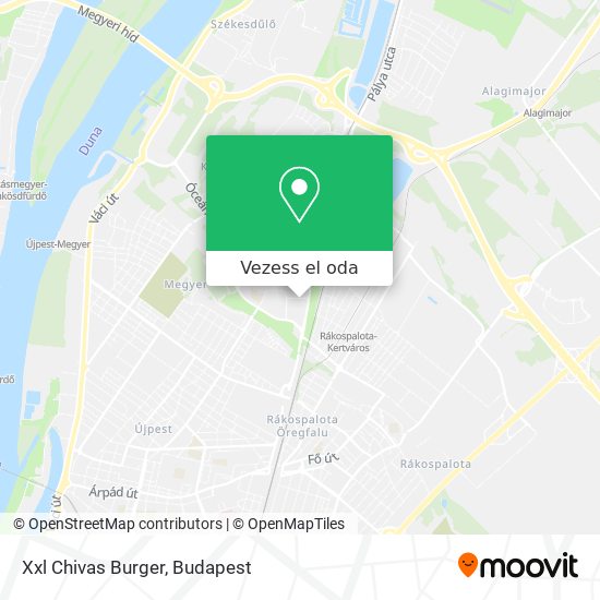 Xxl Chivas Burger térkép