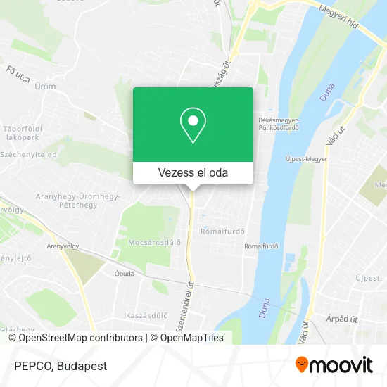 PEPCO térkép