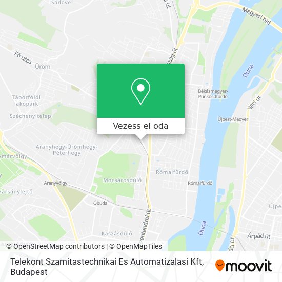 Telekont Szamitastechnikai Es Automatizalasi Kft térkép