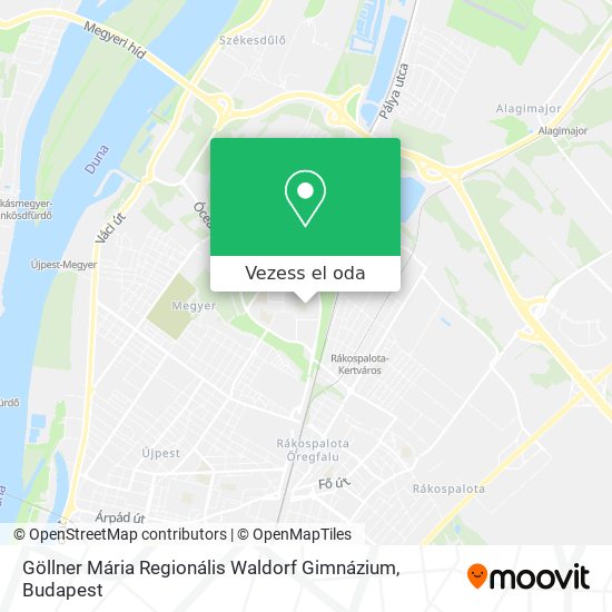 Göllner Mária Regionális Waldorf Gimnázium térkép