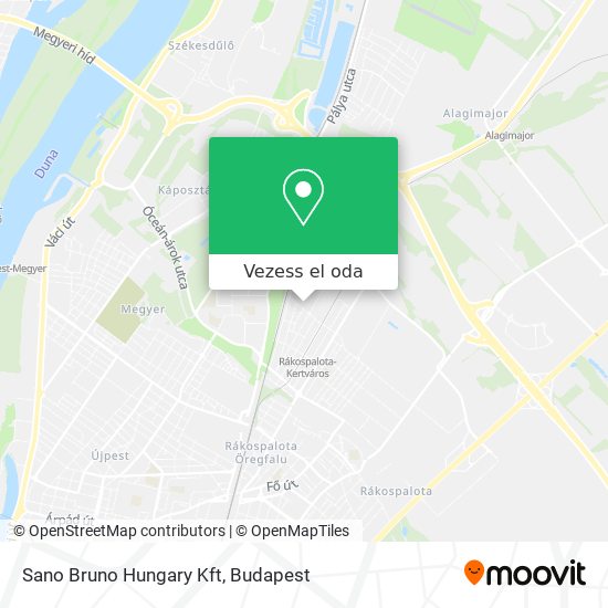 Sano Bruno Hungary Kft térkép