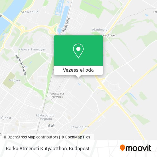 Bárka Átmeneti Kutyaotthon térkép